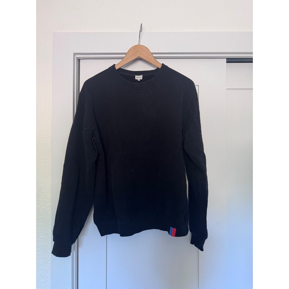 KULE Black Cotton Crewneck Sweatshirt Size M